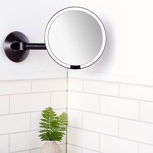 Simplehuman Wall-Mount Sensor Mirror — Dark Bronze (5×) — Brand New
